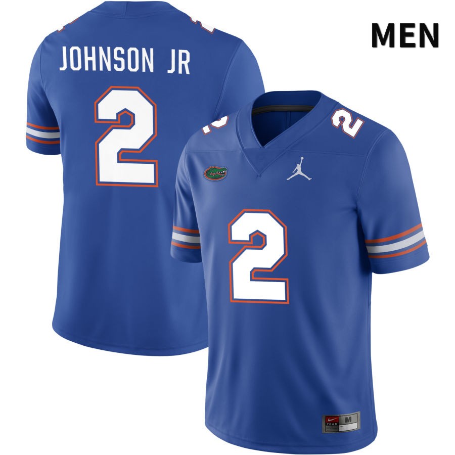 NCAA Florida Gators Montrell Johnson Jr Men's #2 Jordan Brand Royal 2022 NIL Stitched Authentic College Football Jersey SMD1364RL